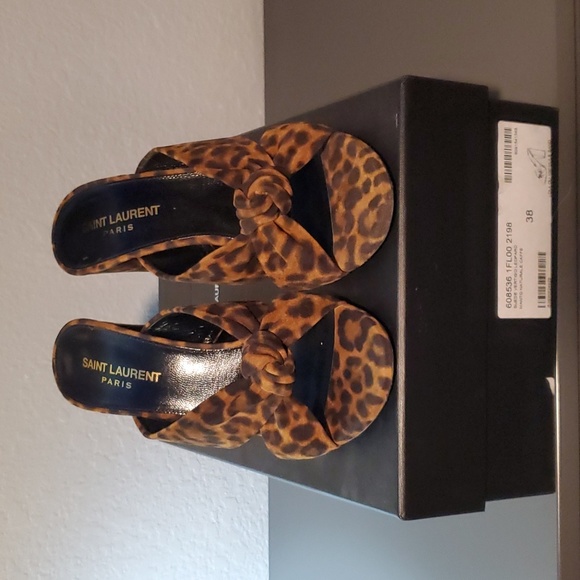 Saint Laurent Bianca 100mm Mule - Picture 6 of 8